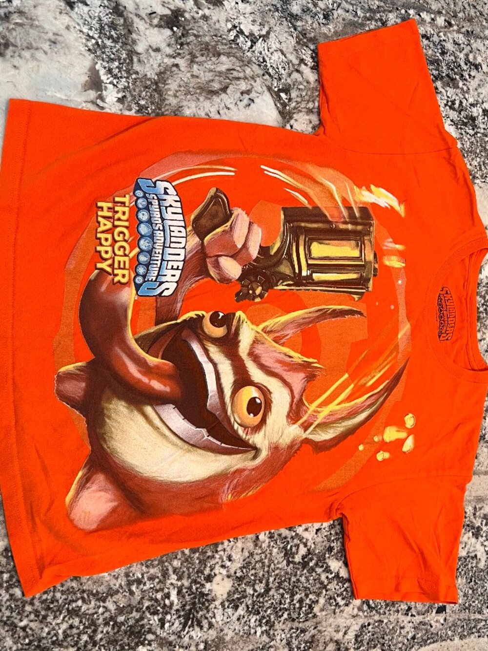 Skylanders Trigger Happy Orange Graphic Tee